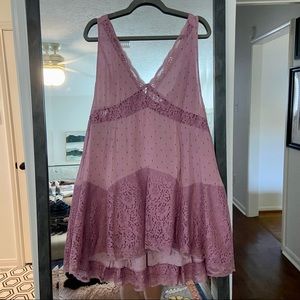 Free People Pink Loose Dress